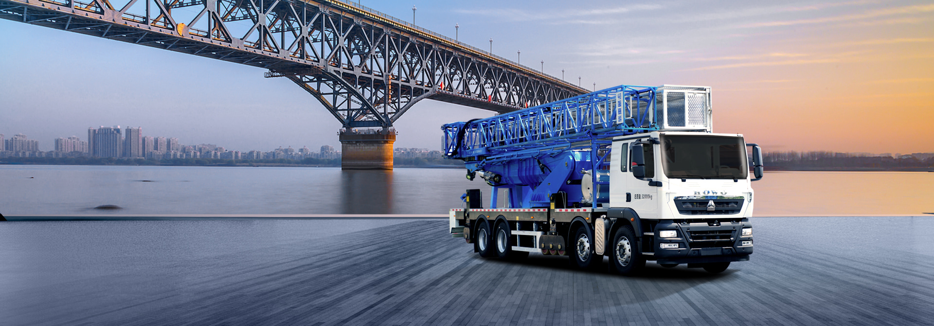 斜拉索專用款4橋20米桁架式橋梁檢測車