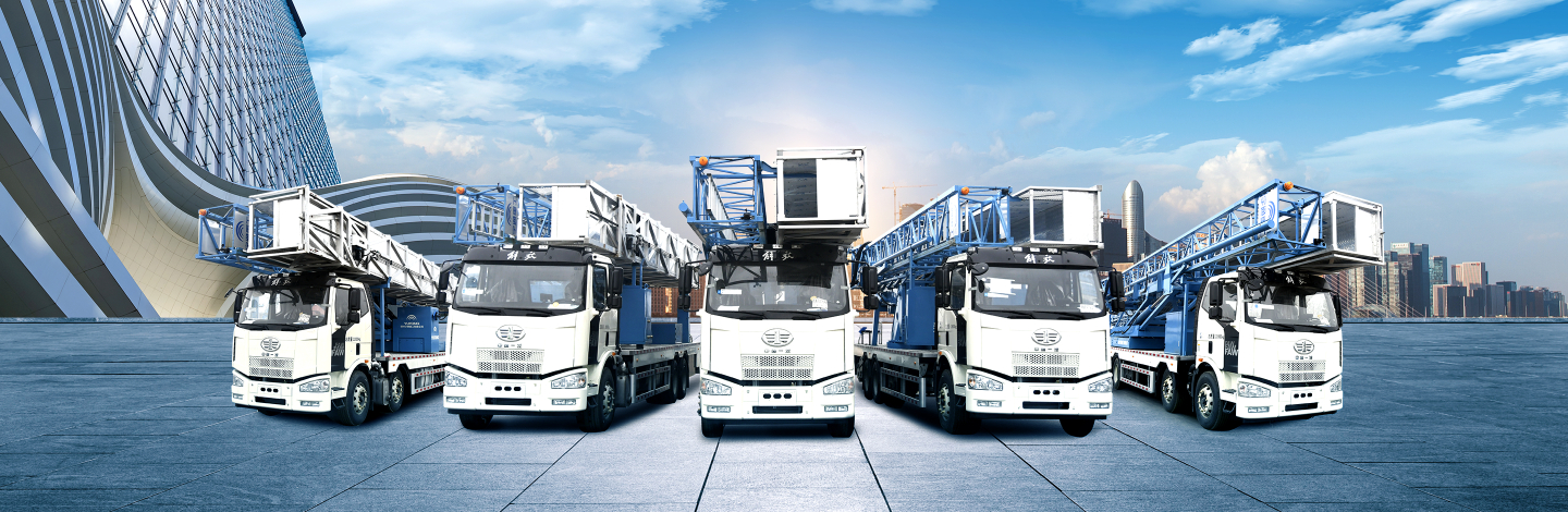 重汽霸王款4橋26米(3節平臺)